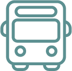 Ikona przedstawiająca transport